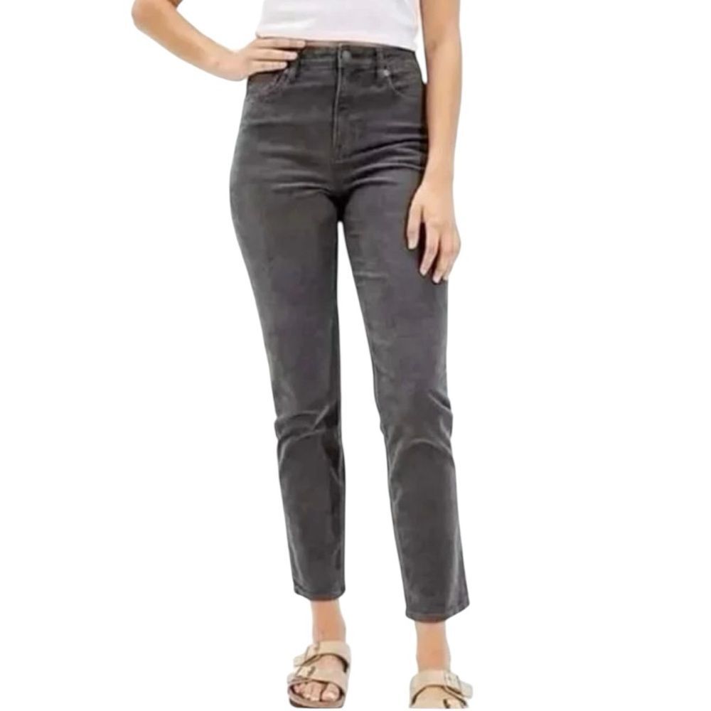American Eagle outfitters gray corduroy, Mom jeans Women's Gray Jeans size 00